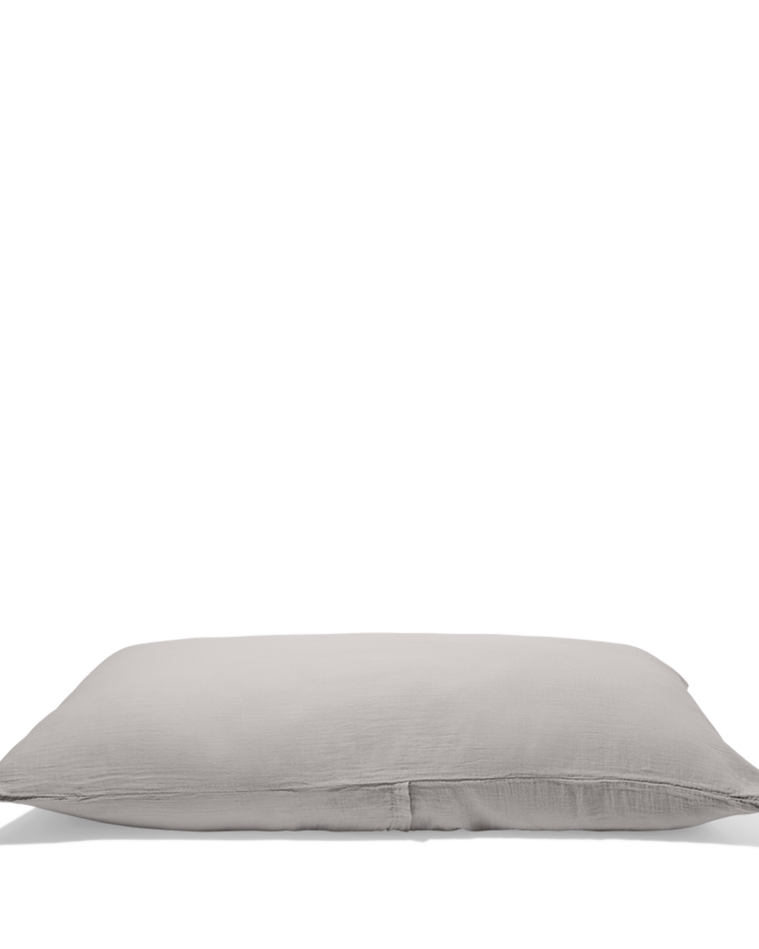 Merci - Cotton gauze rectangle cushion - Paris Grey