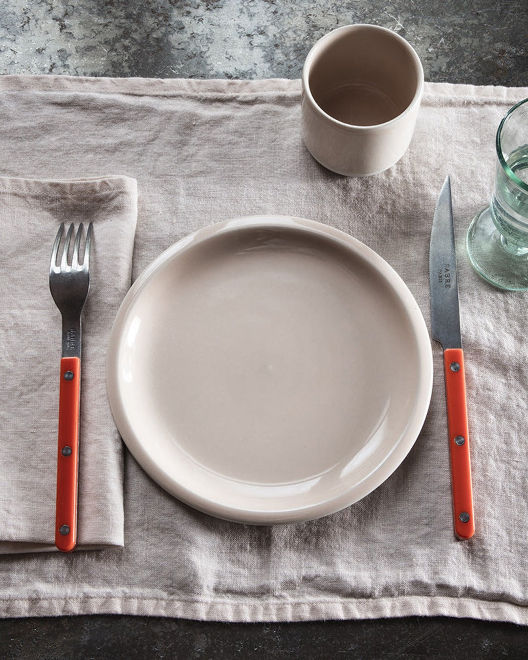 Sabre - Couteau Bistrot - Orange