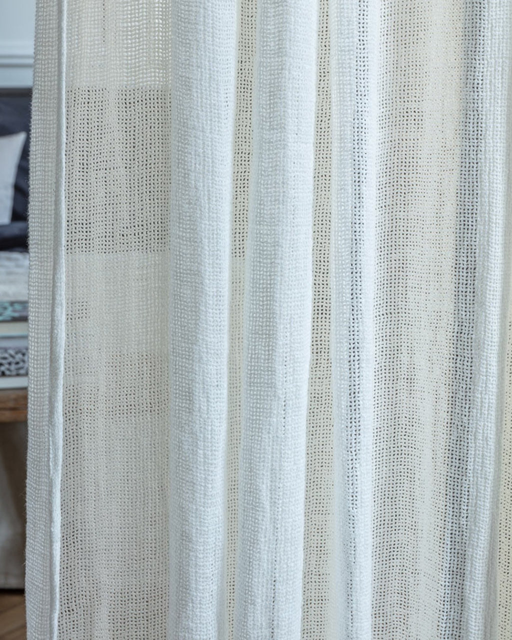 Merci - Woven linen voile - Optical White