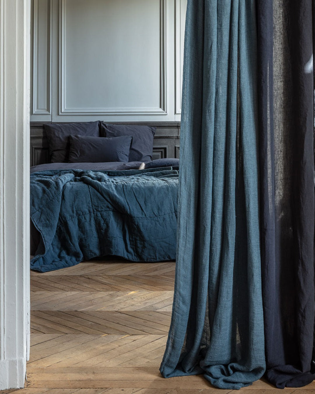 Merci - Woven linen voile - Stone