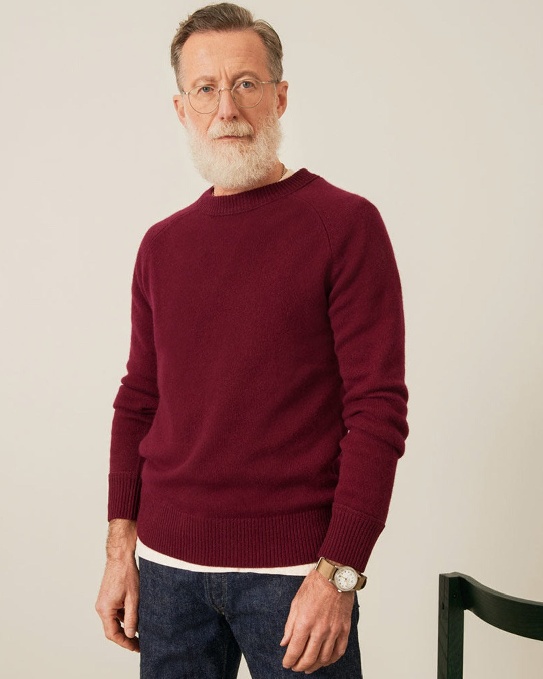 Merci - Pull Boxy En Cachemire - Bordeaux