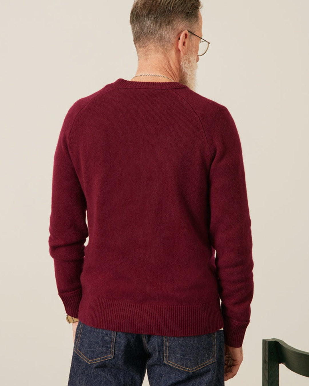 Merci - Pull Boxy En Cachemire - Bordeaux