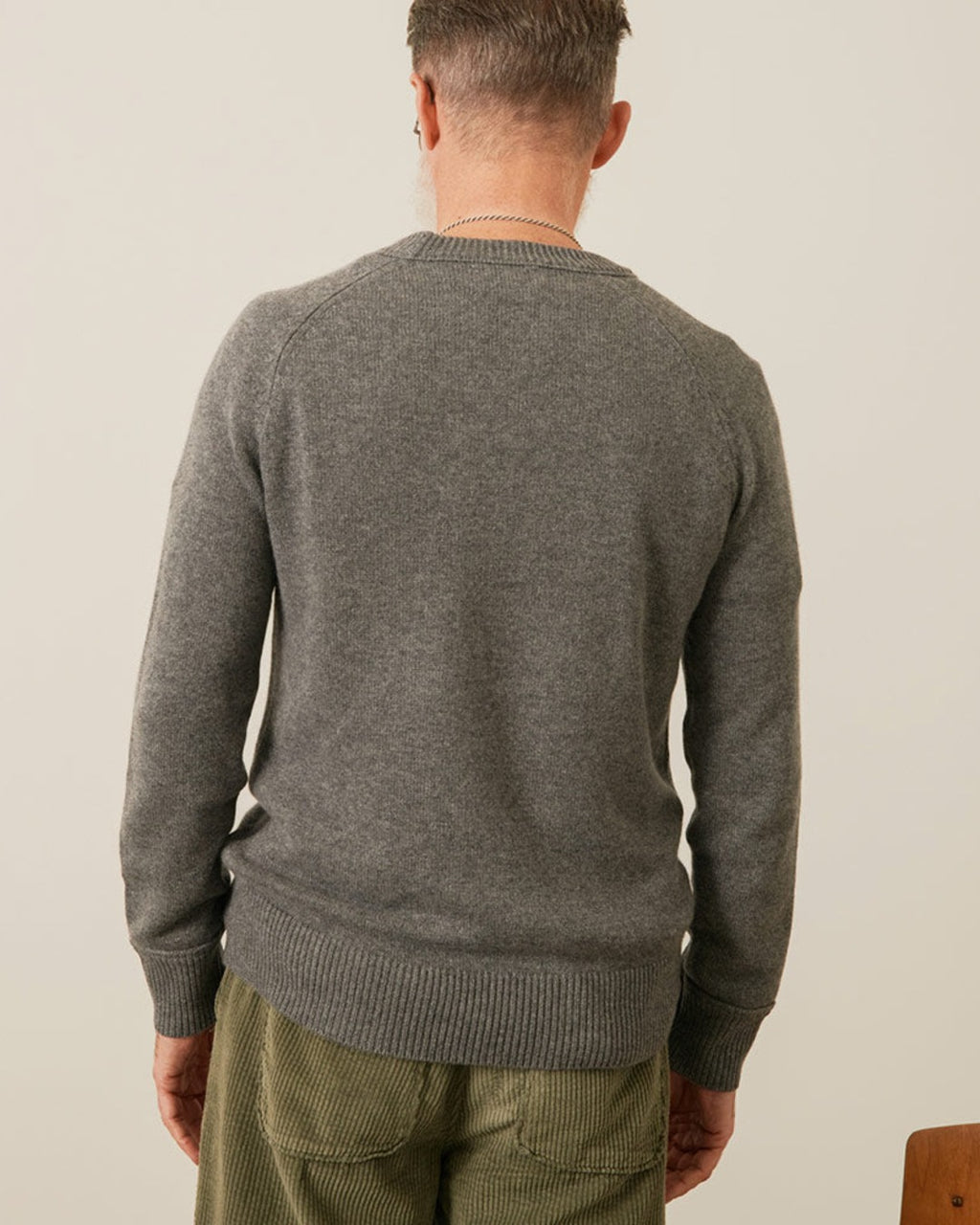 Merci - Boxy Cashmere Sweater - Grey