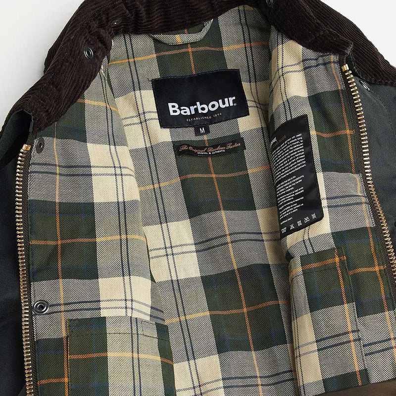 Barbour - Veste Cirée Slim - Bleu