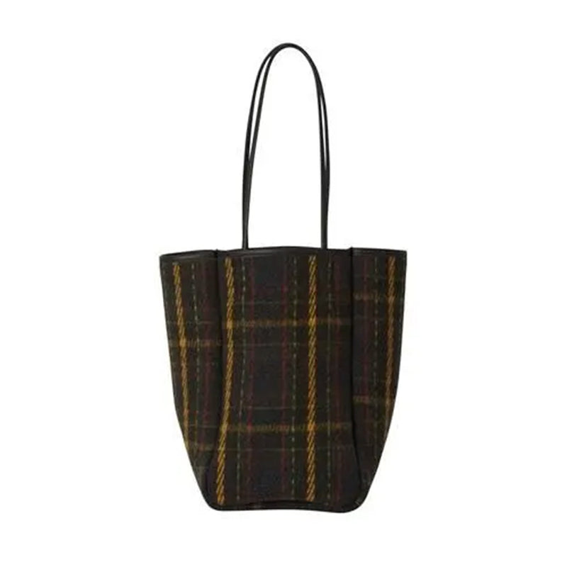 Amiacalva - Sac Cabas en Coton huilé - Tissu écossais