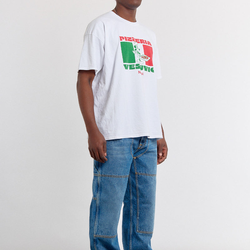 Wild Donkey - T-Shirt Vesuvio - Blanc