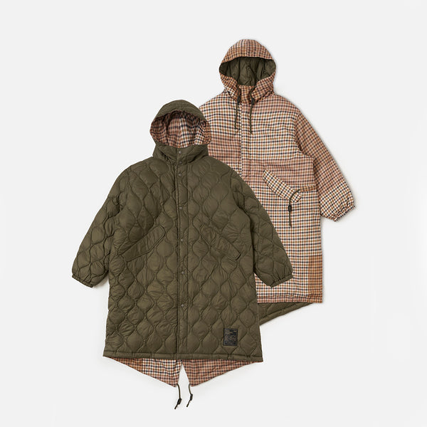 Universal Works - Parka Réversible - Dark Olive