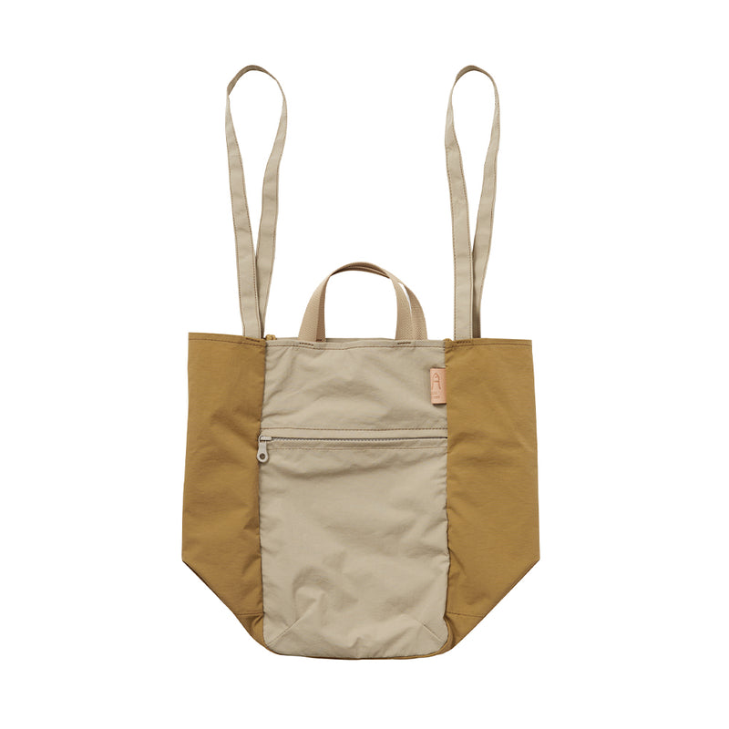 Amiacalva - Tote bag zippé M - Beige