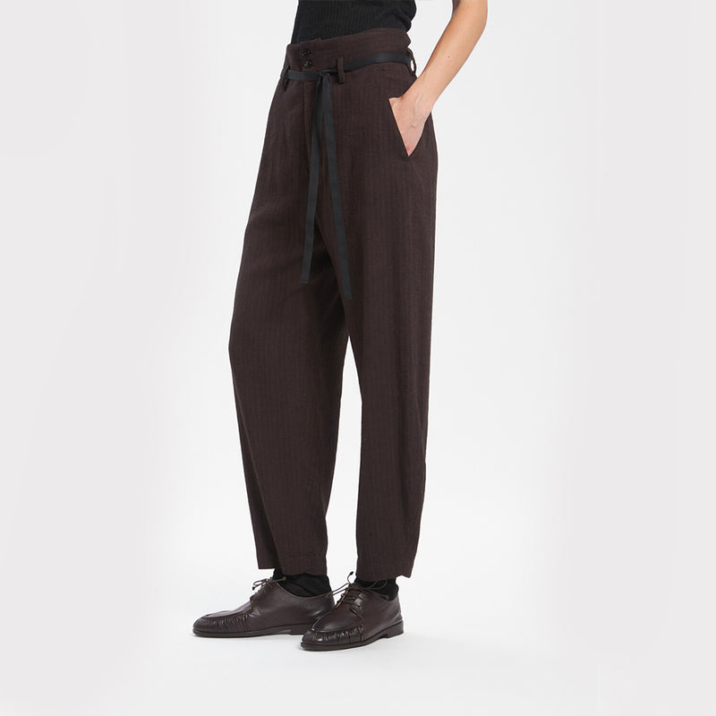 Barena - Pantalon Candiano Lisca - Marron Cioccolato