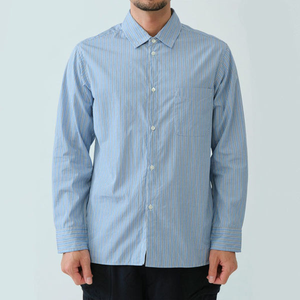 Sage de Cret - Chemise Rayée Thomas - Bleu