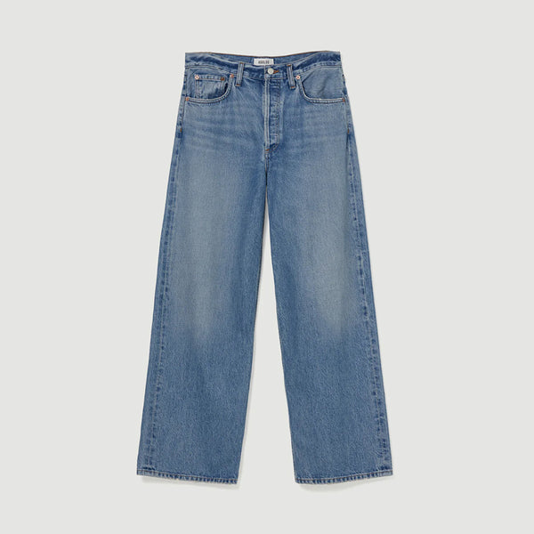 Agolde - Jean low slung baggy - Bleu clair