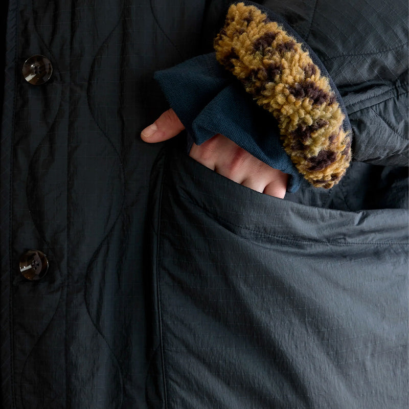 Bellerose - Veste teddy Hampton - Sable & Noir