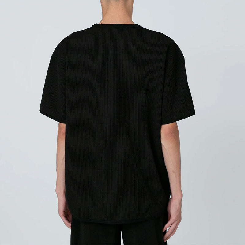 Snow Peak - T-Shirt Dry Waffle - Noir