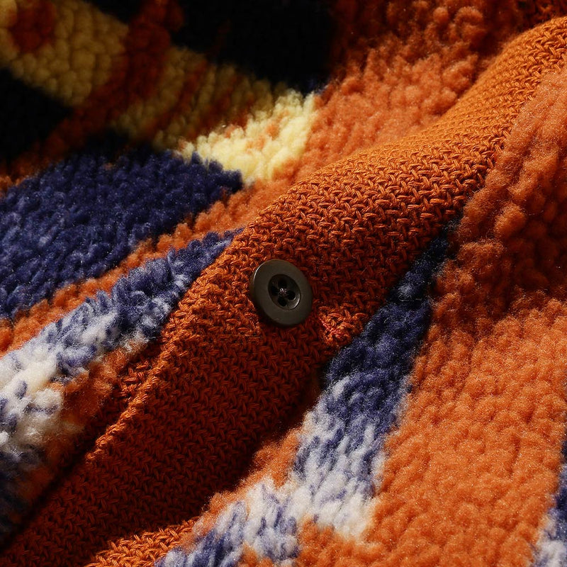 Beams Plus - Cardigan Boa - Orange