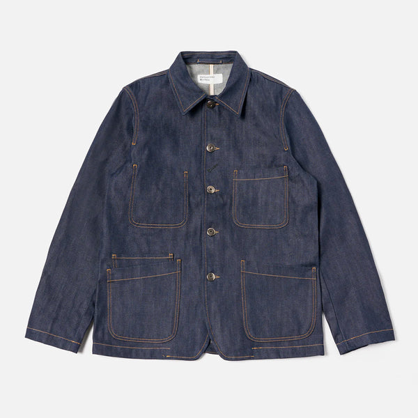 Universal Works - Veste Bakers Denim - Bleu Indigo