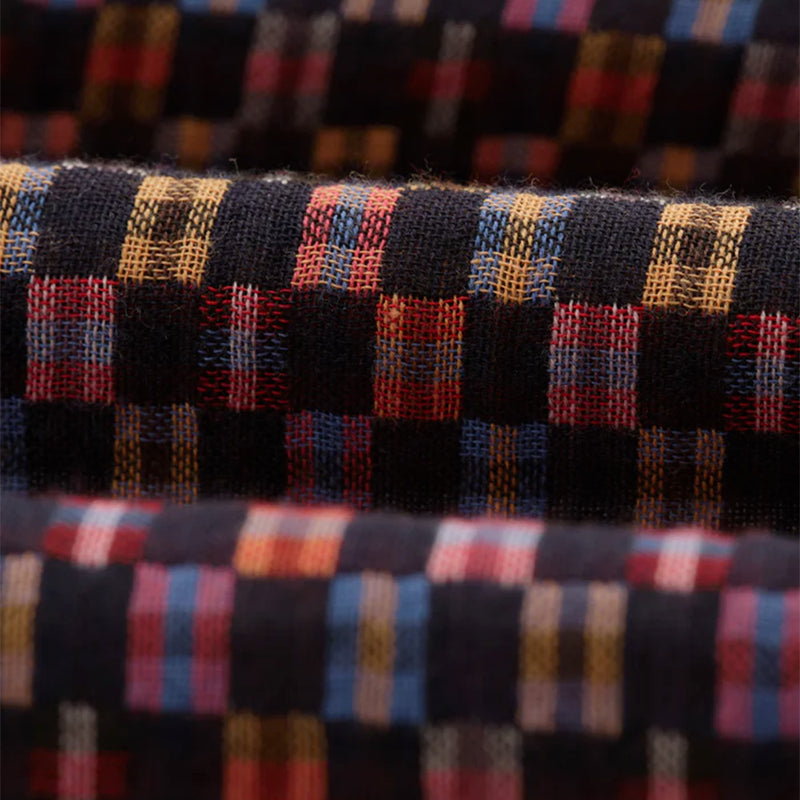 Wax London -  Chemise Didcot - Marine & Multi