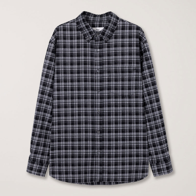 Dunst - Chemise Check Flannel - Noir
