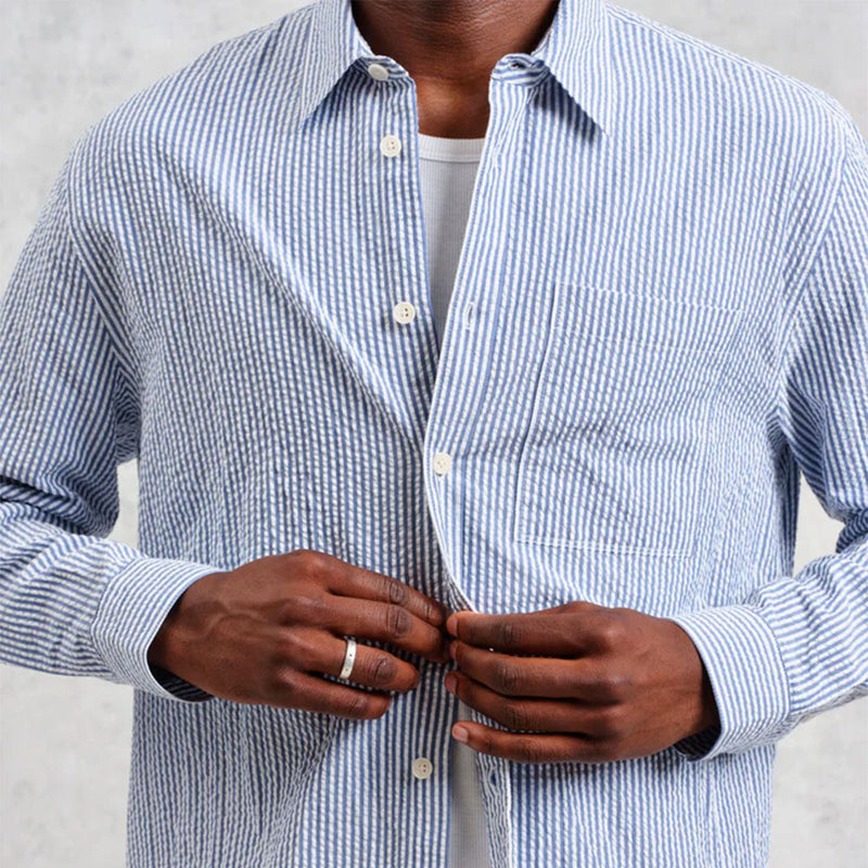Wax London -  Chemise Rove - Bleu