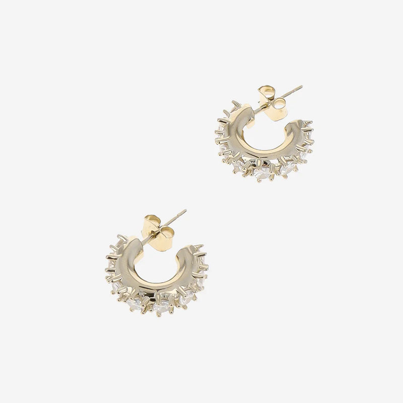 Justine Clenquet - Boucles d'oreilles Ricci - Gold