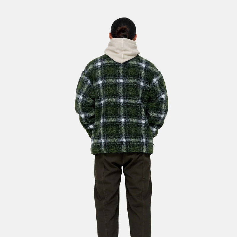 Gramicci - Veste Shadow Plaid Sherpa - Vert