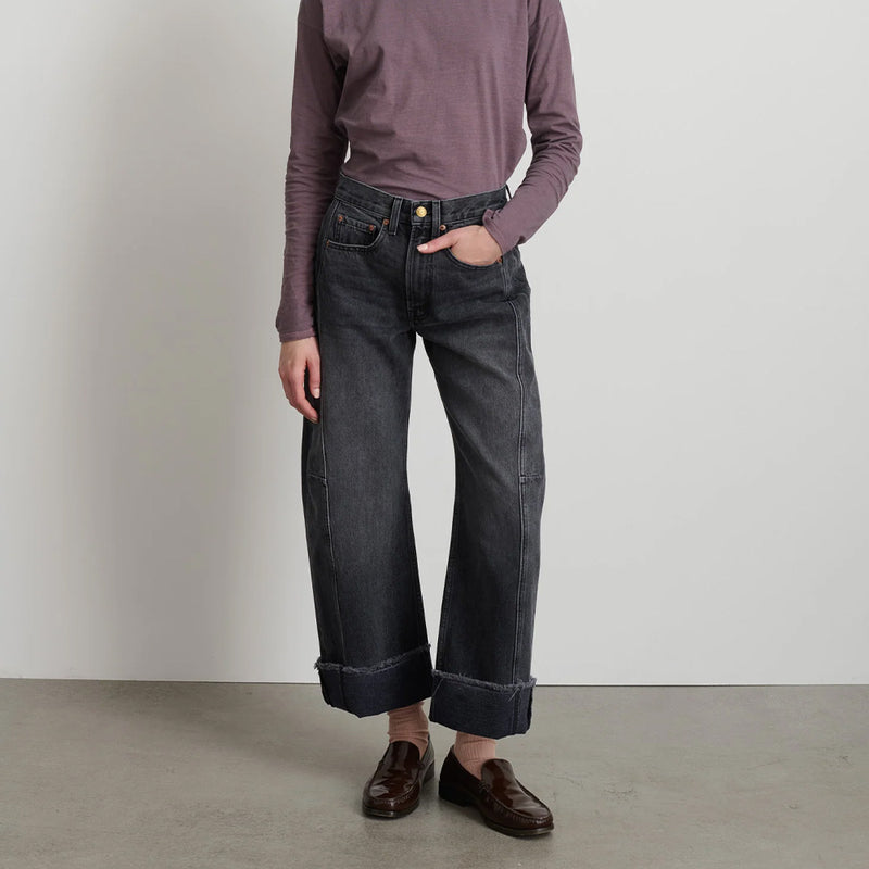 B Sides - Jeans Relaxed Lasso Cuffed - Noir