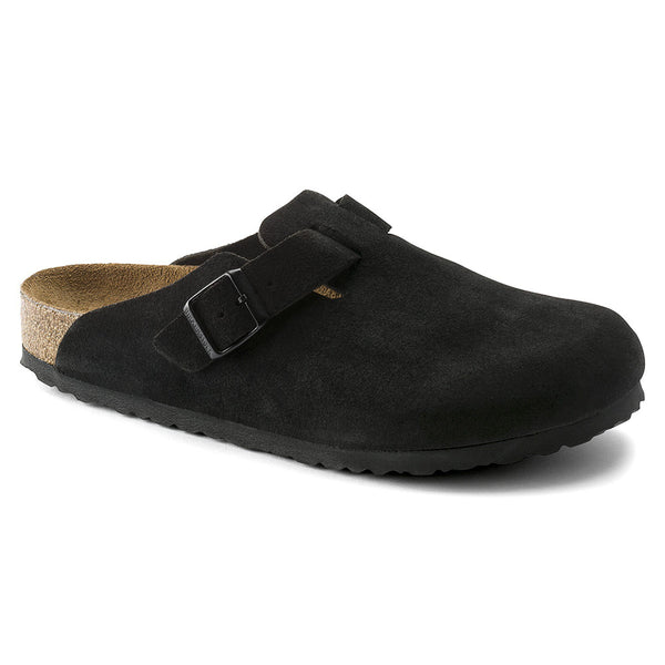 Birkenstock - Sabots Boston - Lit de pied souple - Noir