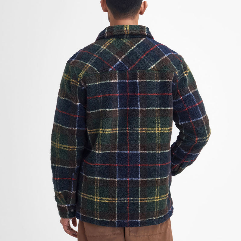 Barbour - Veste Bryson Tartan - Bleu