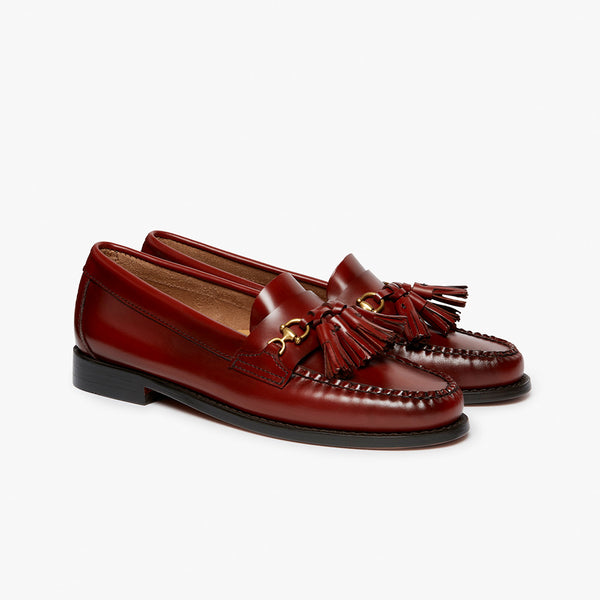 GH Bass - Mocassins Tetra Tassel - Cognac