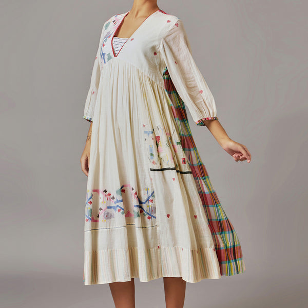 Aida by Priyanka Jain - Robe Valentine - Blanc