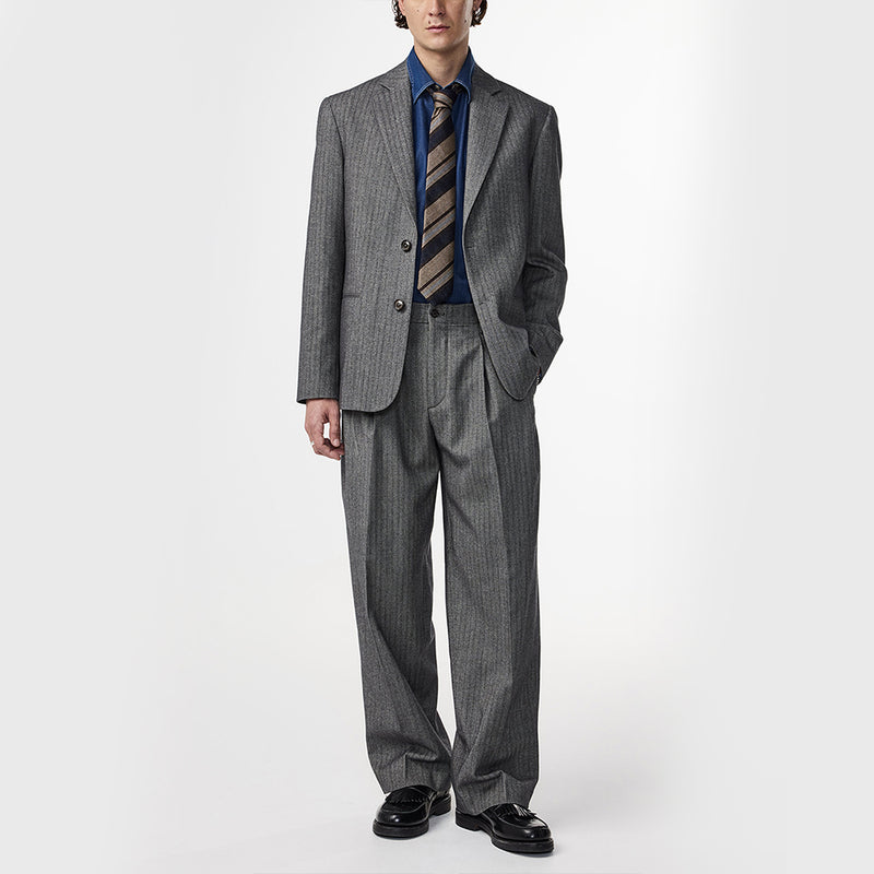 NN07 - Pantalon Justin - Noir Mélangé