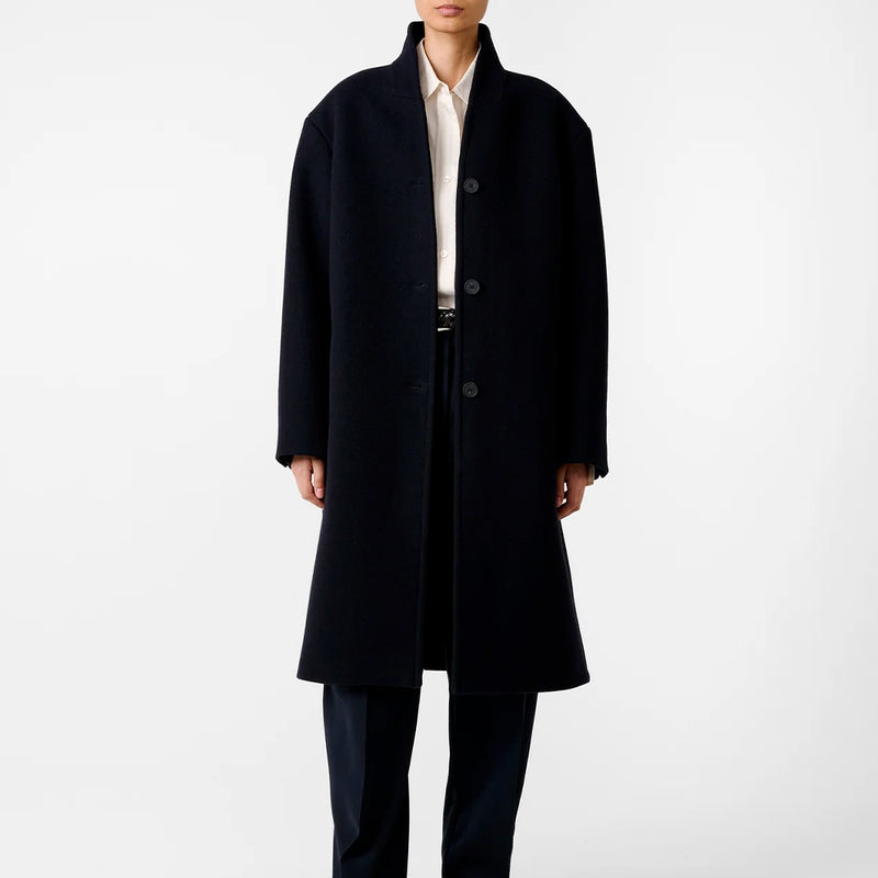 Studio Nicholson - Manteau Morro - Marine Foncé
