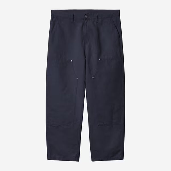 Carhartt WIP - Pantalon Walter Double Knee - Navy Garment Dyed