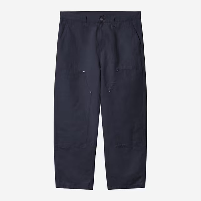 Carhartt WIP - Pantalon Walter Double Knee - Navy Garment Dyed