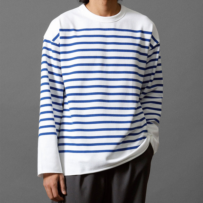 Arpenteur - T-shirt Marine - Blanc/Bleu