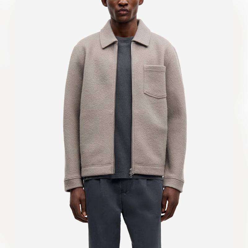 Samsoe Samsoe - Surchemise Hannes Full Zip - Elephant Skin