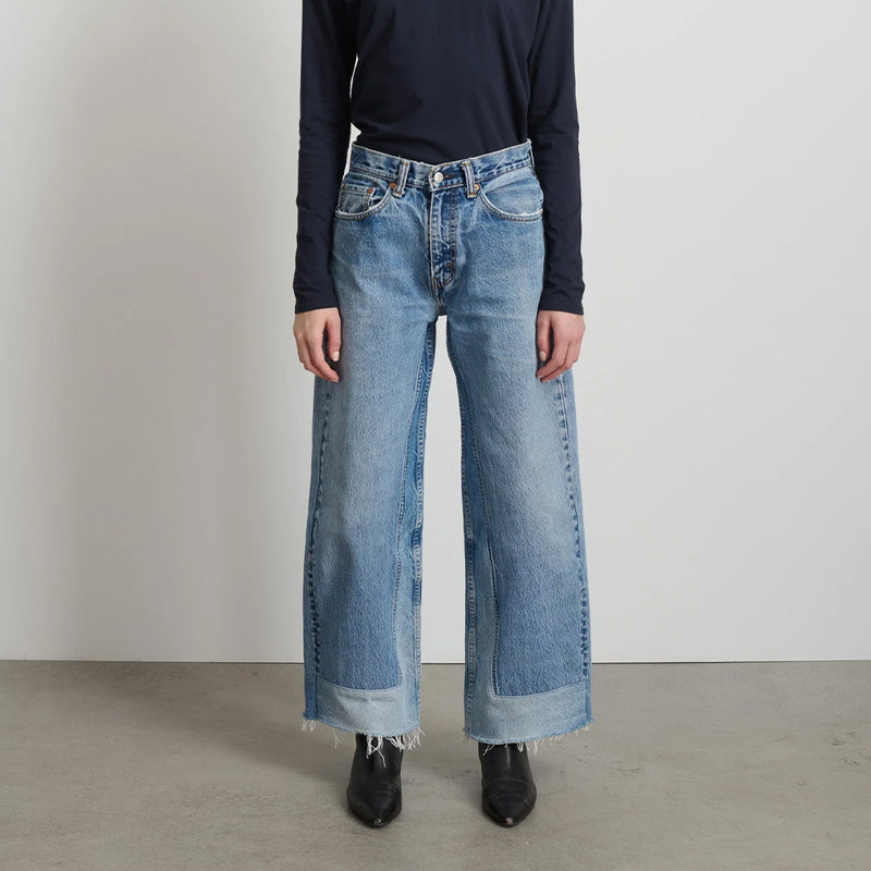 B Sides - Jeans Reworked Culotte - Vintage Indigo