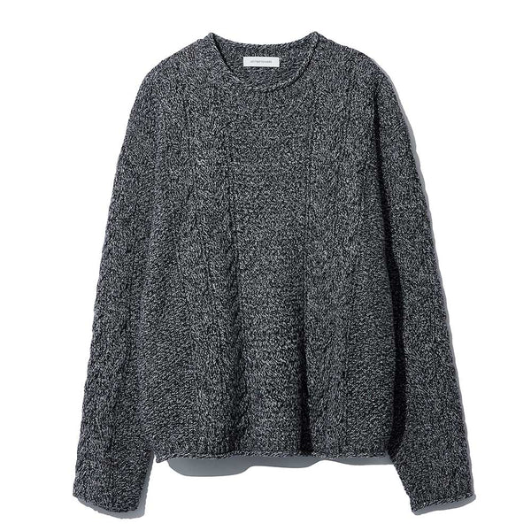 Le 17 septembre - Pull Cable Knit - Gris