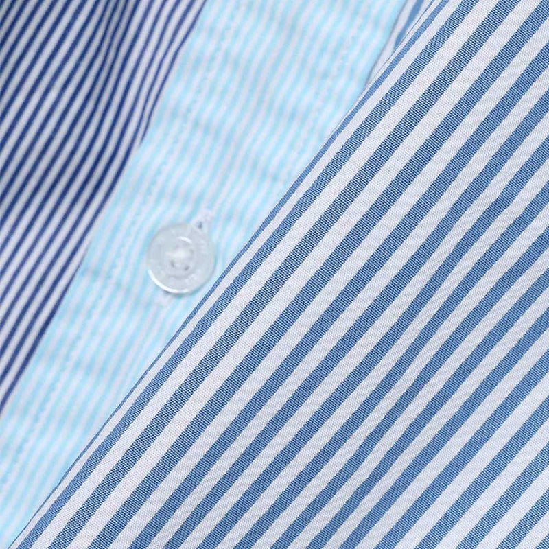 Beams Boy - Chemise Lwn - Bleu