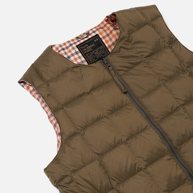 Universal Works - Veste Zip Réversible  - Dark Olive
