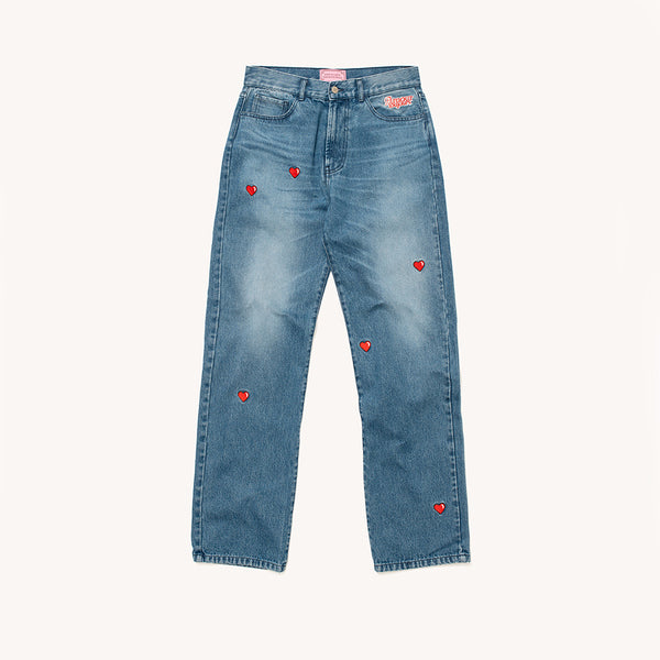 Carne Bollente - Jeans Dalmatians  - Washed Blue