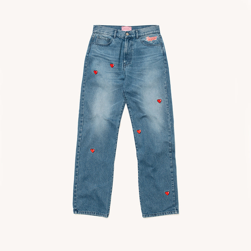 Carne Bollente - Jeans Dalmatians  - Washed Blue