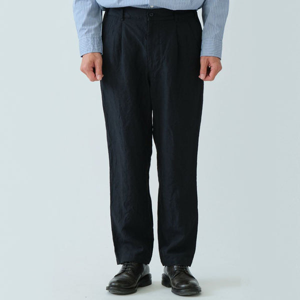 Sage de Cret - Pantalon Pinces Oxford - Marine