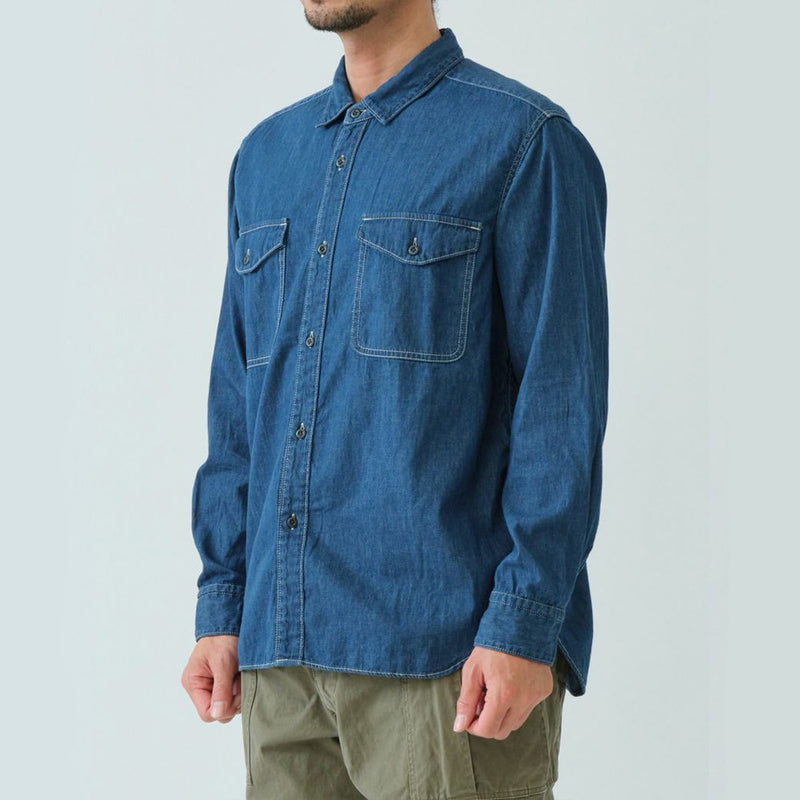 Sage de Cret - Chemise Travail Denim - Bleu