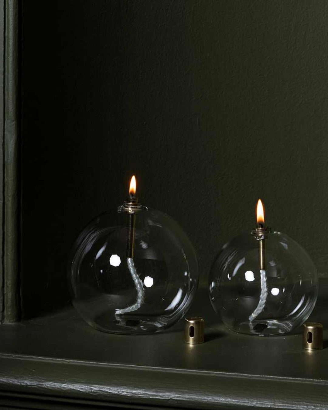 Peri Design - Lampe À Huile Ronde