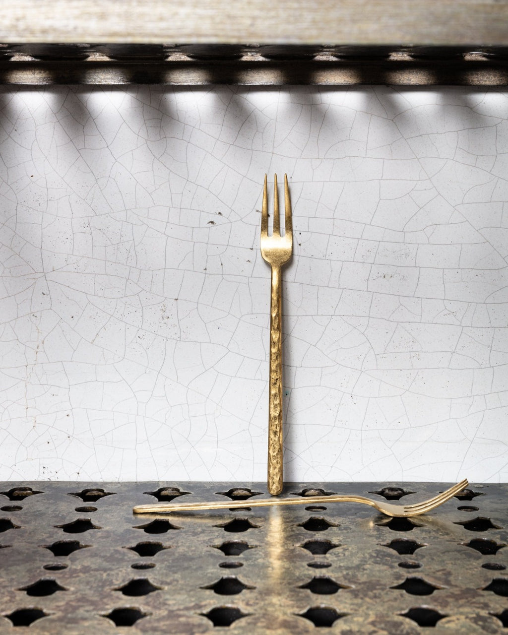 Comas - Table fork - Gold
