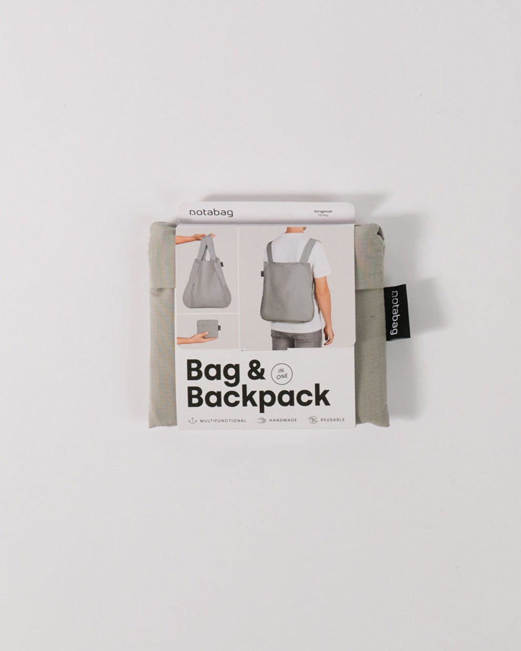 Notabag - Sac 2 En 1 - Gris