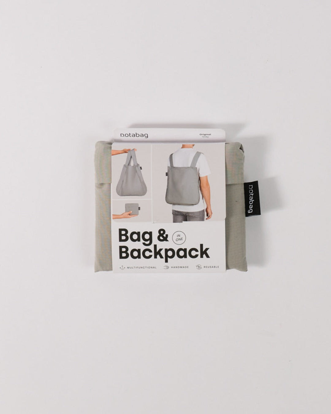 Notabag - Sac 2 En 1 - Gris