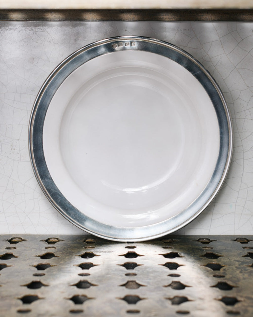 Cosi Tabellini - Assiette Pour Pâtes Céramique Et Étain