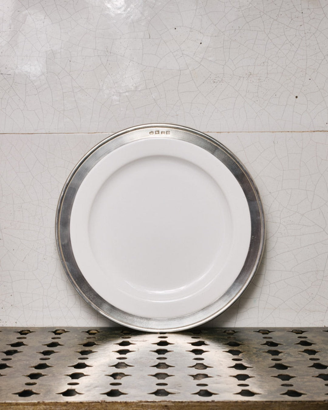 Cosi Tabellini - Assiette À Dessert Céramique Et Étain