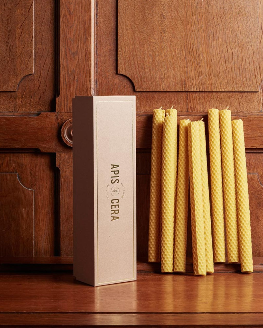 Apis Cera - Lot De Chandelles Lucienne - Jaune